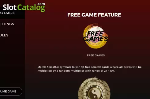 Οθόνη7. Prosperous Bloom Scratchcard Κουλοχέρης 