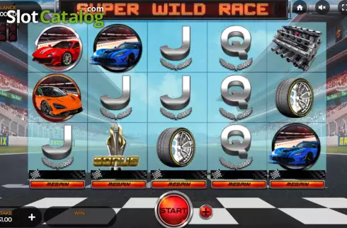 Οθόνη2. Super Wild Race Κουλοχέρης