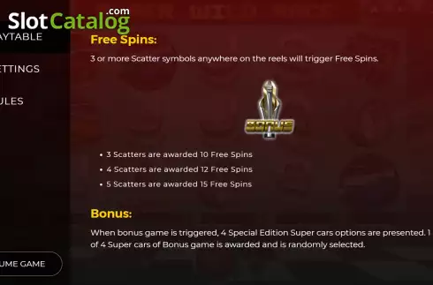 Οθόνη6. Super Wild Race Κουλοχέρης