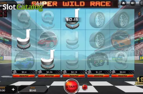 Οθόνη3. Super Wild Race Κουλοχέρης