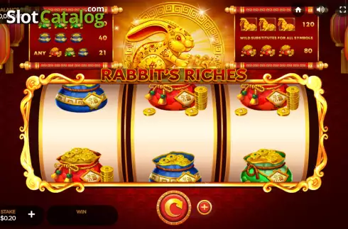 Οθόνη2. Rabbit's Riches Κουλοχέρης 