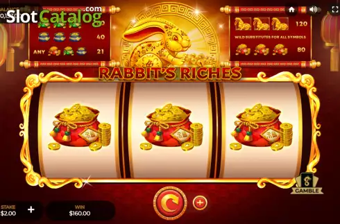 Οθόνη4. Rabbit's Riches Κουλοχέρης 