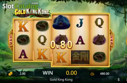 Οθόνη3. Gold King Kong Κουλοχέρης