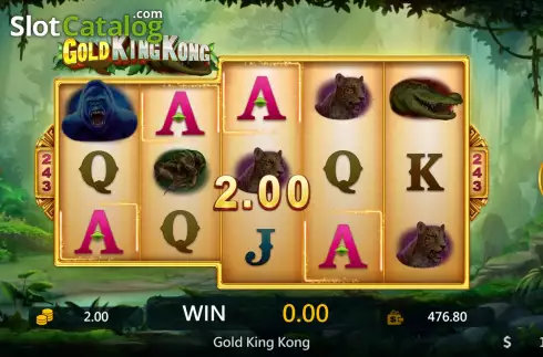 Οθόνη4. Gold King Kong Κουλοχέρης