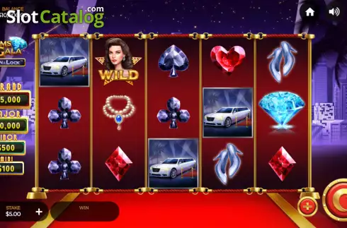 Οθόνη2. Gems Gala Spin and Lock Κουλοχέρης