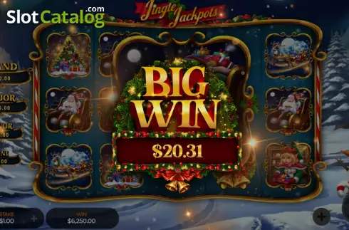 Οθόνη3. Jingle Jackpots Κουλοχέρης 