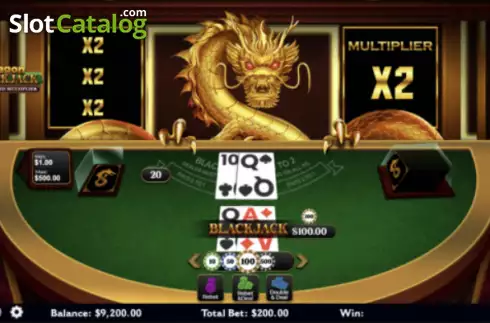 Οθόνη2. Dragon Blackjack - Guaranteed Multiplier Κουλοχέρης