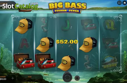 Οθόνη3. Big Bass Fishin' Fever Κουλοχέρης