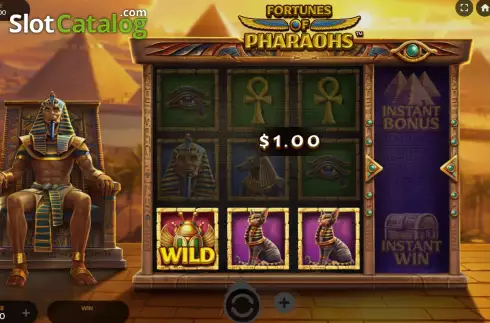Οθόνη3. Fortunes of Pharaohs Κουλοχέρης