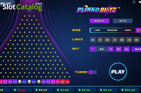 Οθόνη3. Plinko Blitz Κουλοχέρης