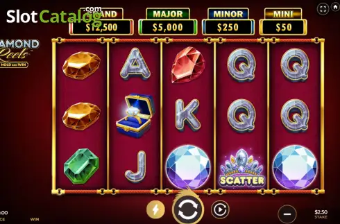 Οθόνη2. Diamond Reels - Hold and Win Κουλοχέρης 