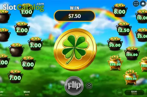 Οθόνη3. Clover Cash Pots - Lucky Flip Κουλοχέρης