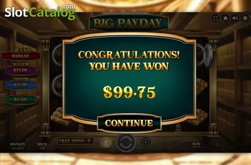 Οθόνη3. Big Payday Κουλοχέρης 