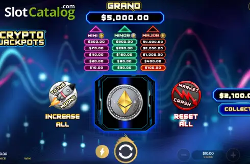 Οθόνη2. Crypto Jackpots Κουλοχέρης