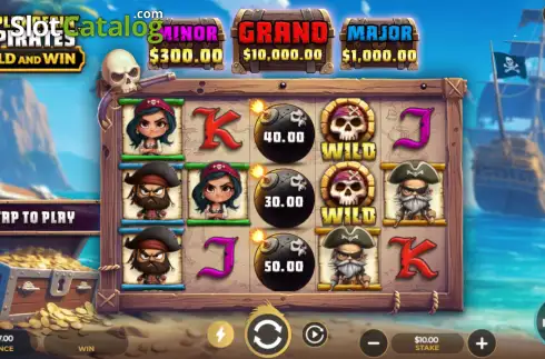 Οθόνη2. Plundering' Pirates - Hold and Win Κουλοχέρης