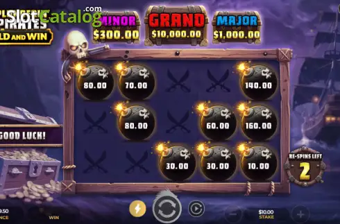 Οθόνη3. Plundering' Pirates - Hold and Win Κουλοχέρης