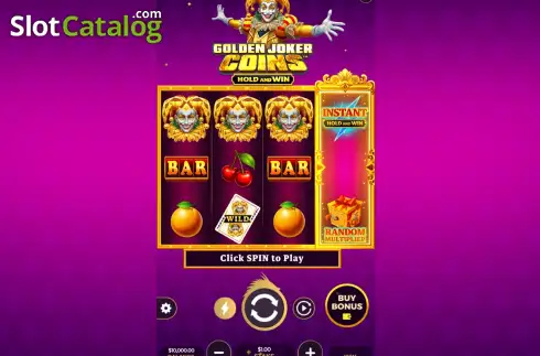 Οθόνη2. Golden Joker Coins Κουλοχέρης