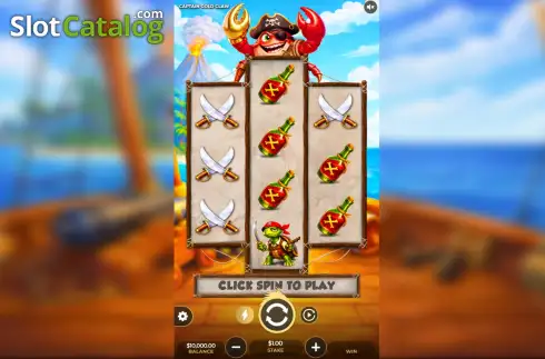 Οθόνη2. Captain Gold Claw Κουλοχέρης