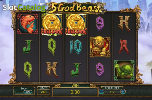 Οθόνη3. 5 God Beast Κουλοχέρης 