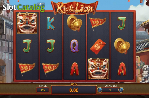 Οθόνη3. Rich Lion Κουλοχέρης
