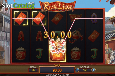 Οθόνη4. Rich Lion Κουλοχέρης