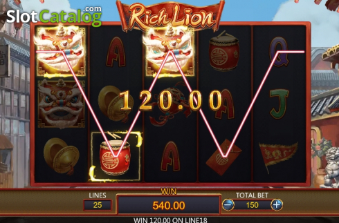 Οθόνη5. Rich Lion Κουλοχέρης