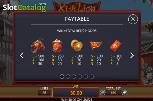 Οθόνη8. Rich Lion Κουλοχέρης