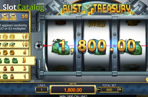 Οθόνη5. Bust Treasury Κουλοχέρης