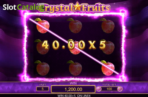Οθόνη4. Crystal Fruits (Dragoon Soft) Κουλοχέρης 