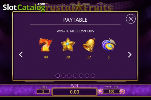 Οθόνη7. Crystal Fruits (Dragoon Soft) Κουλοχέρης 