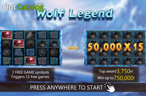 Οθόνη2. Wolf Legend Κουλοχέρης