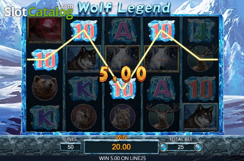 Οθόνη3. Wolf Legend Κουλοχέρης