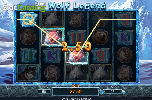 Οθόνη4. Wolf Legend Κουλοχέρης