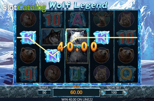 Οθόνη5. Wolf Legend Κουλοχέρης