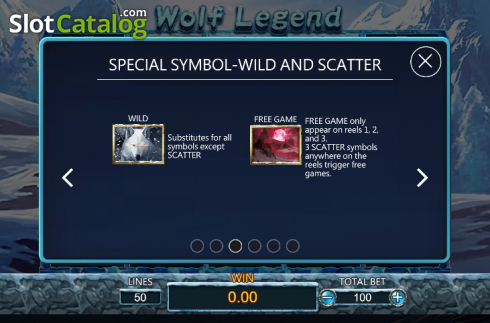 Οθόνη8. Wolf Legend Κουλοχέρης