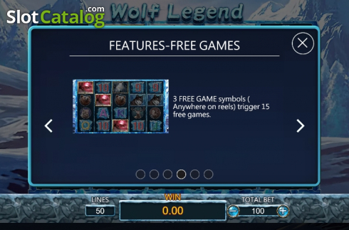 Οθόνη9. Wolf Legend Κουλοχέρης