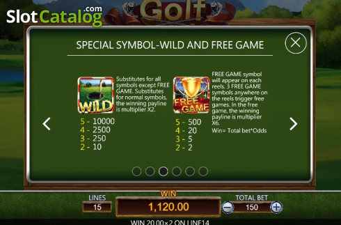 Οθόνη9. Golf Κουλοχέρης