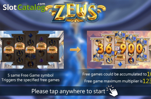 Οθόνη2. Zeus (Dragoon Soft) Κουλοχέρης
