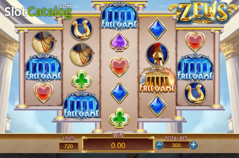 Οθόνη3. Zeus (Dragoon Soft) Κουλοχέρης