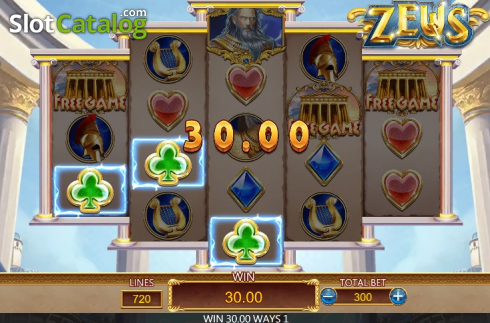 Οθόνη4. Zeus (Dragoon Soft) Κουλοχέρης