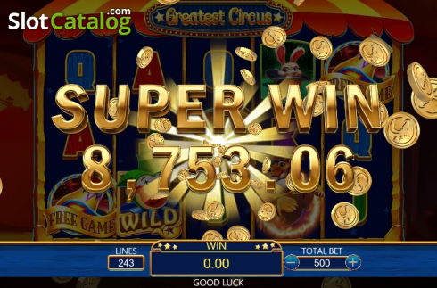 Οθόνη7. Greatest Circus Κουλοχέρης