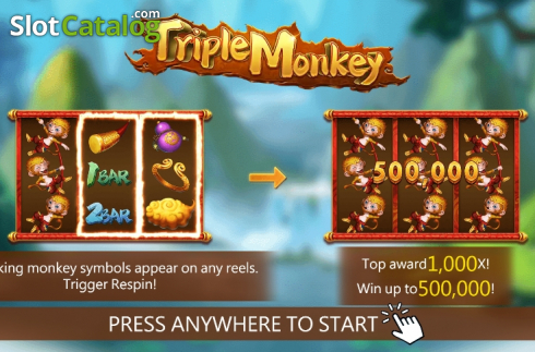 Οθόνη2. Triple Monkey (Dragoon Soft) Κουλοχέρης