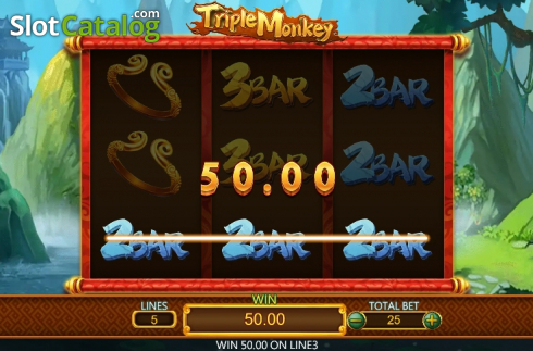 Οθόνη4. Triple Monkey (Dragoon Soft) Κουλοχέρης