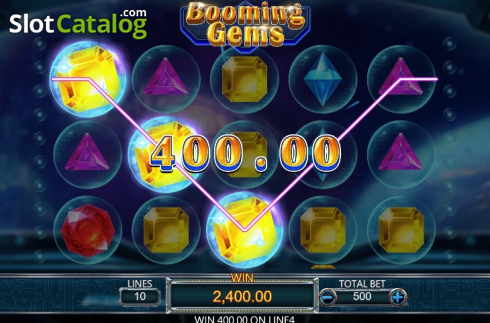 Οθόνη6. Booming Gems Κουλοχέρης