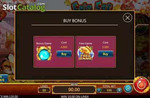 Οθόνη7. Coin Cat Κουλοχέρης 