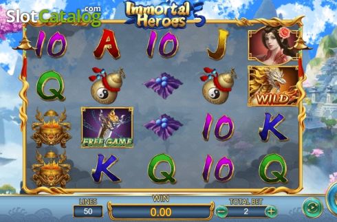 Οθόνη3. Immortal Heroes Κουλοχέρης