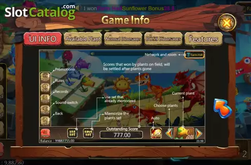 Οθόνη8. Plants vs Dinos Κουλοχέρης 