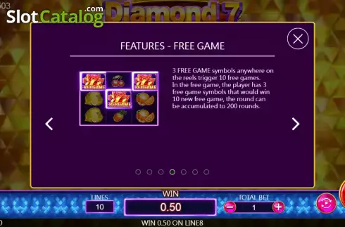 Οθόνη7. Diamond 7 (Dragoon Soft) Κουλοχέρης