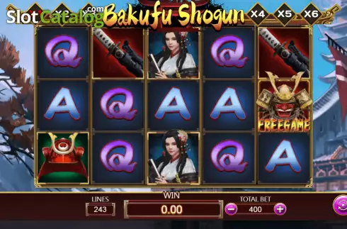 Οθόνη2. Bakufu Shogun Κουλοχέρης