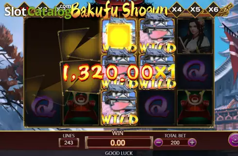 Οθόνη3. Bakufu Shogun Κουλοχέρης